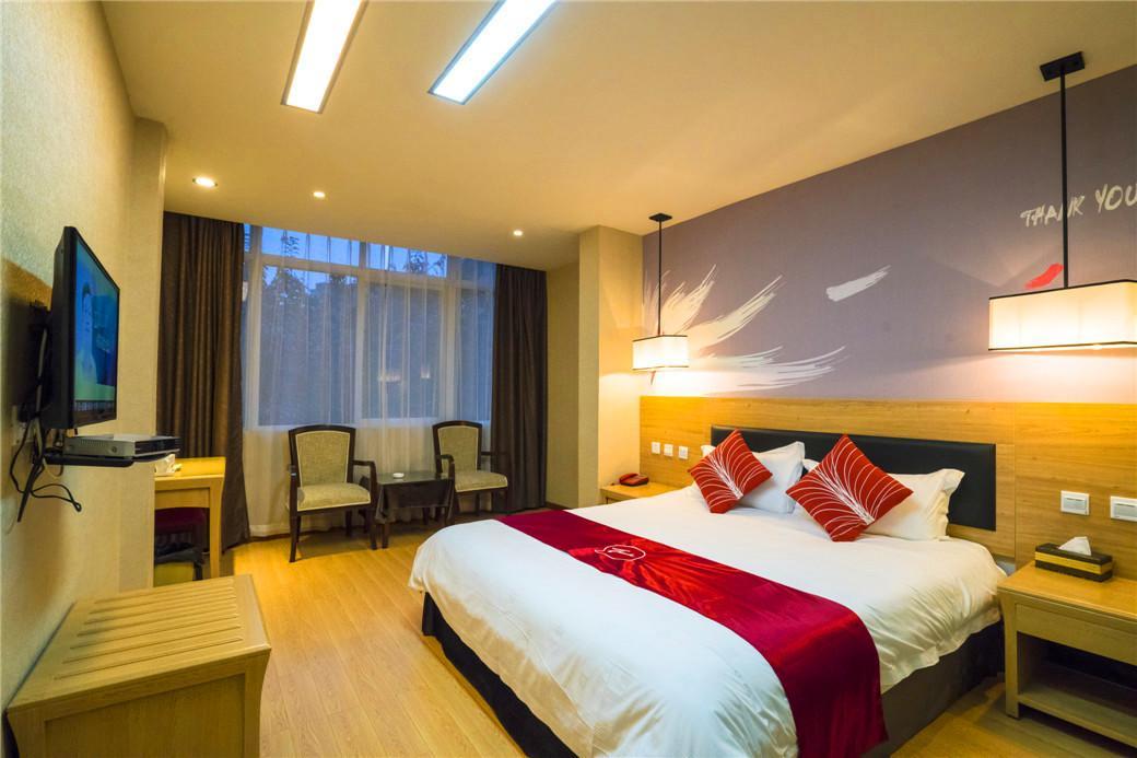 Thank Inn Chain Hotel Sichuan Guangan Wusheng County Hongwu Avenue Extérieur photo