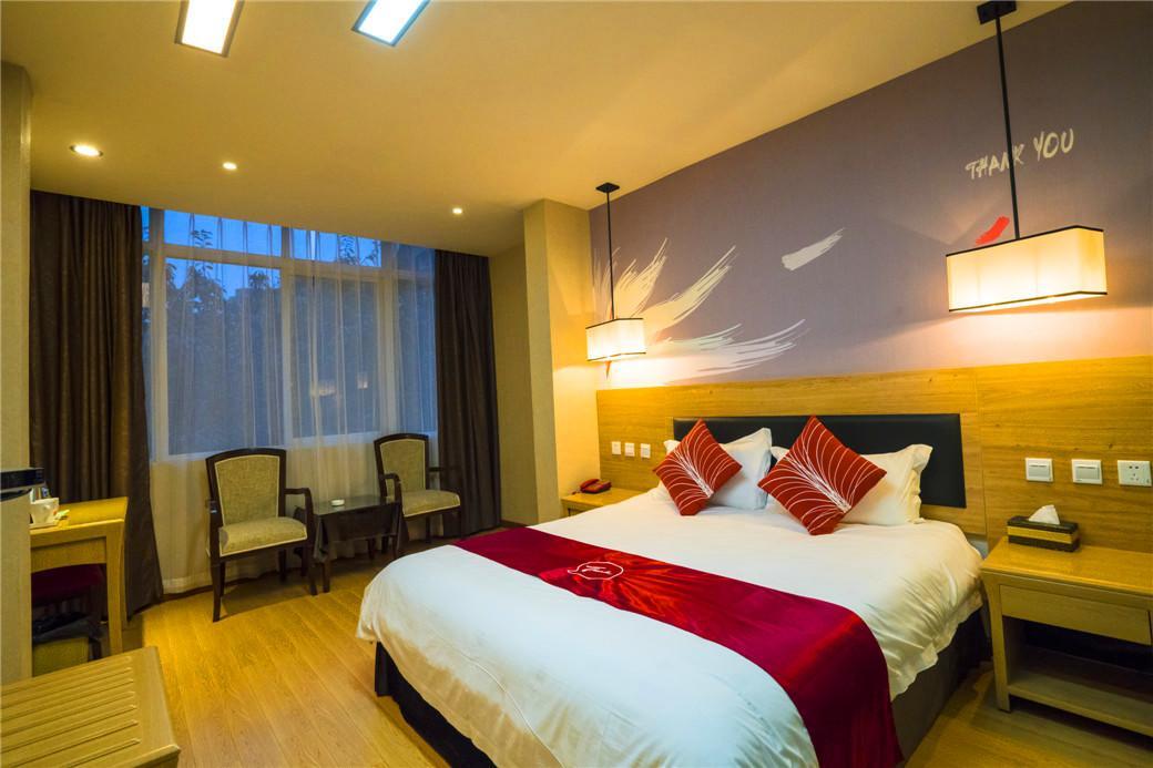 Thank Inn Chain Hotel Sichuan Guangan Wusheng County Hongwu Avenue Extérieur photo