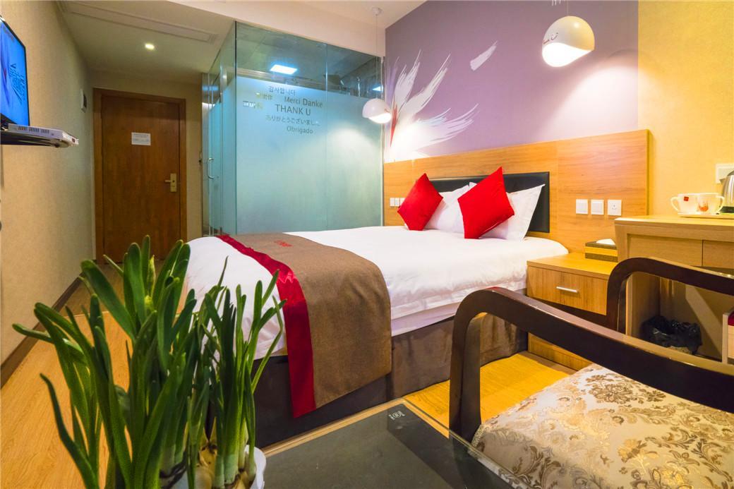 Thank Inn Chain Hotel Sichuan Guangan Wusheng County Hongwu Avenue Extérieur photo